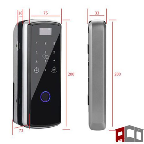 دستگیره هوشمند شیشه سکوریت g330